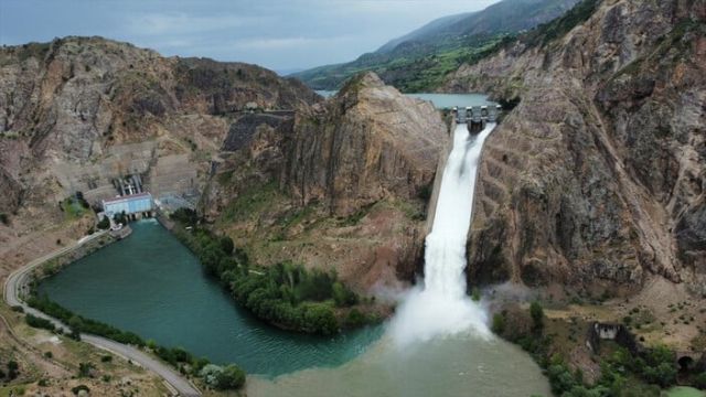 Kılıçkaya Barajı yüzde 100 doluluğa ulaştı